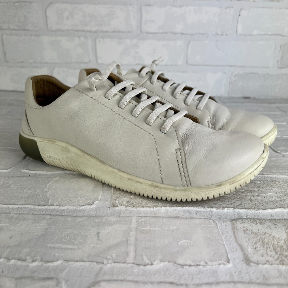Keen KNX Leather Sneakers Womens 11 White Minimalist No Tie Lace Casual Neutral - Picture 14 of 14